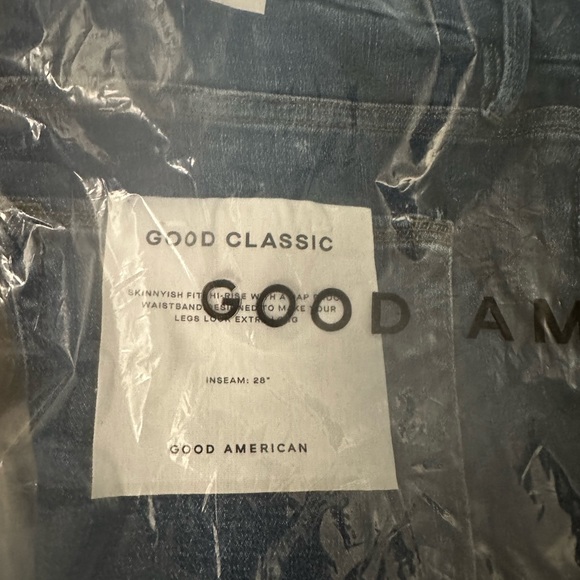 NWT Good American Slim Straight Jeans - 18 - Picture 7 of 7